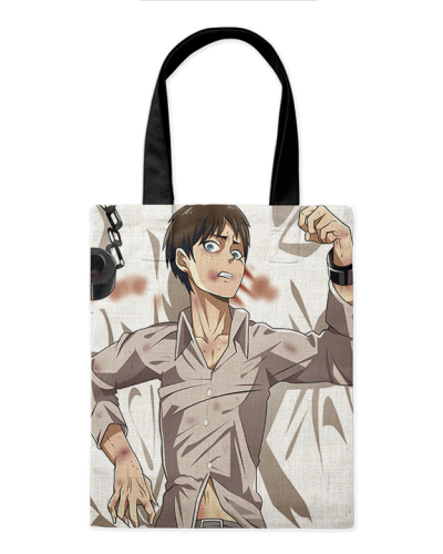 Шоппер "Эрен Йегер"  35*40см сумка повседневная, простая, но удобная