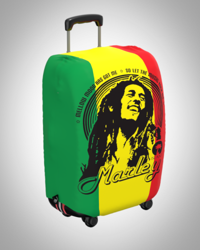 Чехол на чемодан "Боб Марли"