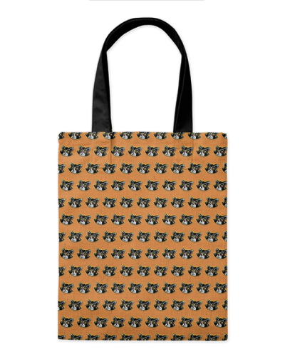 Шоппер "Енот 3" 35*40см сумка повседневная, простая, но удобная 