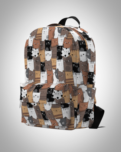 Рюкзак 30*40см "Коты 2" с укрепленной спинкой и регулируемыми лямками