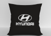 Подушка "Hyundai чёрный" 40*40см лучшая декоративная, для авто и в подарок  