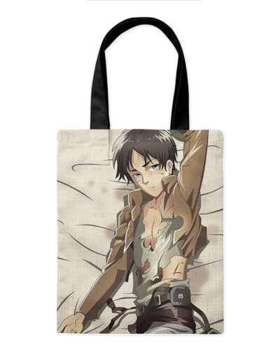 Шоппер "Леви и Эрен "  35*40см сумка повседневная, простая, но удобная