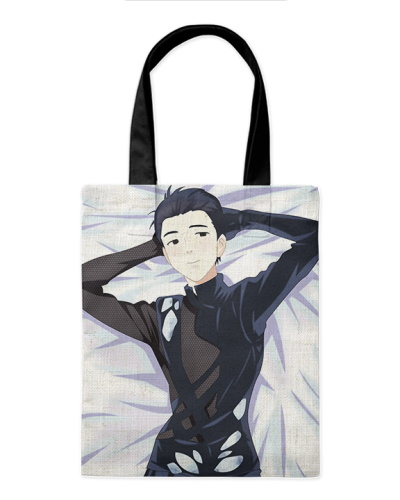 Шоппер "Юри Кацуки"  35*40см сумка повседневная, простая, но удобная