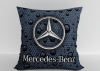 Подушка "Mersedes капли" 40*40см лучшая декоративная, для авто и в подарок  