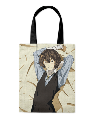 Шоппер "Осаму Дазай 002" 35*40см сумка повседневная, простая, но удобная