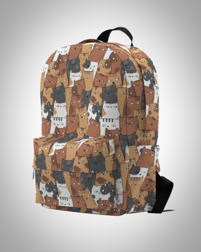 Рюкзак 30*40см "Коты 1" с укрепленной спинкой и регулируемыми лямками