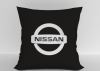 Подушка "Nissan чёрный" 40*40см лучшая декоративная, для авто и в подарок  
