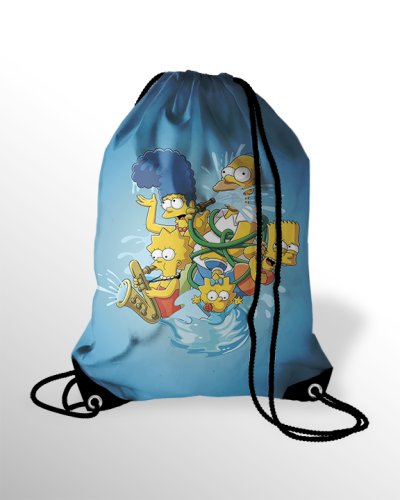 Мешок-рюкзак "Симпсоны Simpsons" 35*40см, школьный, спортивный мешок