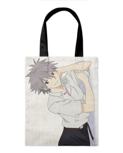 Шоппер "Каору Нагиса и Синдзи" 35*40см сумка повседневная, простая, но удобная