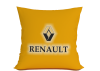 Подушка "Renault жёлтый" 40*40см лучшая декоративная, для авто и в подарок  