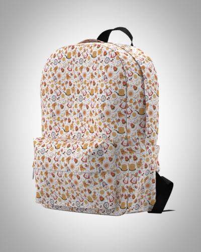 Рюкзак 30*40см "Россия масленица 2" с укрепленной спинкой и регулируемыми лямками