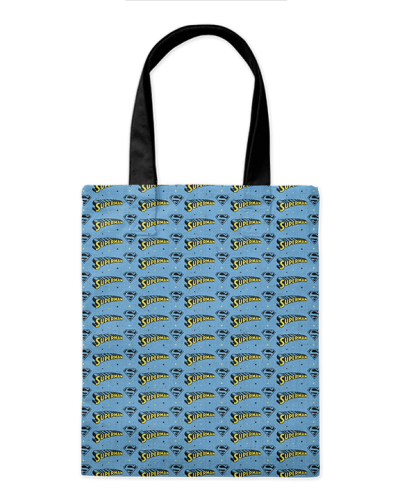 Шоппер "Супермен" 35*40см сумка повседневная, простая, но удобная 