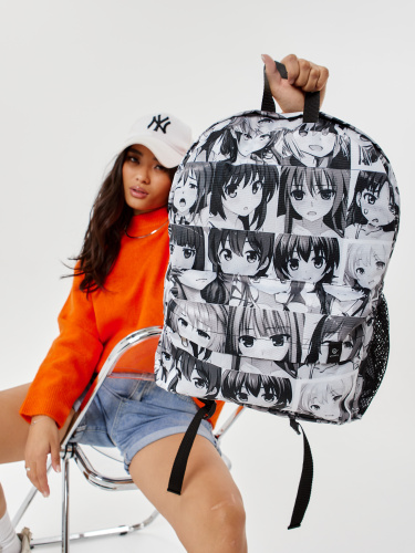Рюкзак школьный с принтом Аниме