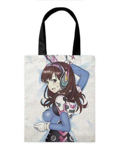 Шоппер "D.Va Дива" 35*40см сумка повседневная, простая, но удобная 