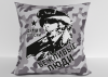 Подушка "Армия России серый" 40*40см лучшая декоративная, для авто и в подарок  