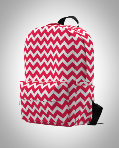 Рюкзак 30*40см "Зигзаг с укрепленной спинкой и регулируемыми лямками