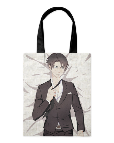 Шоппер "Леви Аккерман 002" 35*40см сумка повседневная, простая, но удобная 