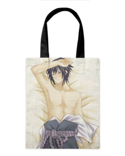 Шоппер "Наруто и Саске" 35*40см сумка повседневная, простая, но удобная 