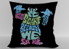 Подушка "Корпорация Монстров" 40*40см лучшая декоративная, для авто и в подарок  