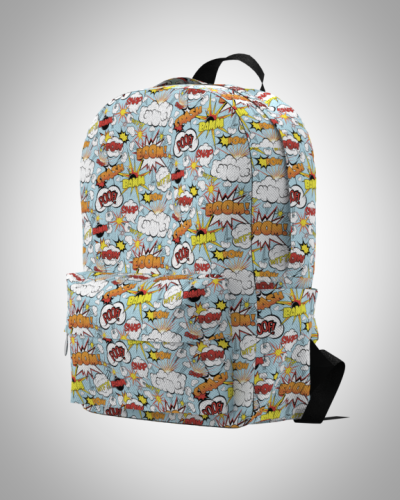 Рюкзак 30*40см "бум Poof" с укрепленной спинкой и регулируемыми лямками