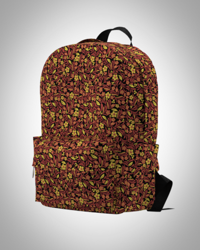 Рюкзак 30*40см "Хохлома цветы" с укрепленной спинкой и регулируемыми лямками