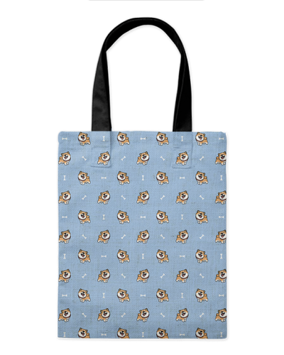 Шоппер "Щенок чау чау 3" 35*40см сумка повседневная, простая, но удобная 