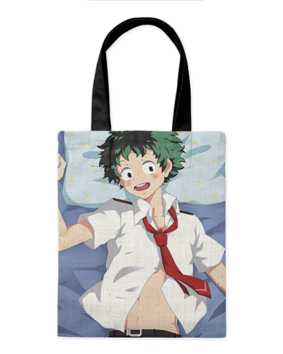 Шоппер "Изуку Мидория 001" 35*40см сумка повседневная, простая, но удобная