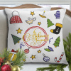 Подушка "Новогоднее настроение¶" 40*40см лучшая декоративная, для авто и в подарок  