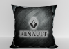 Подушка "Renault карбон" 40*40см лучшая декоративная, для авто и в подарок  