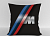 Подушка "BMW полоса" 40*40см лучшая декоративная, для авто и в подарок  