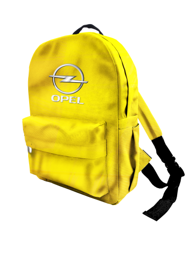 Рюкзак 30*40см  "Opel на жёлтом" с укрепленной спинкой и регулируемыми лямками