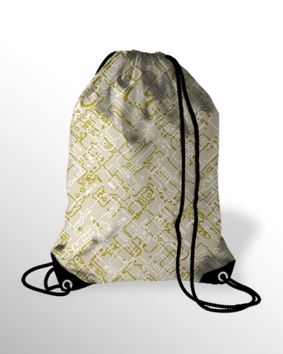 Мешок-рюкзак "Хаки песок 1" 35*40см, школьный, спортивный мешок