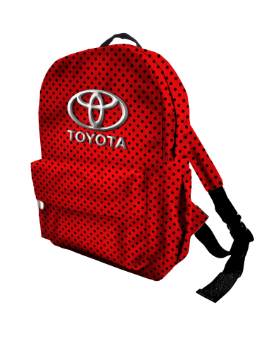 Рюкзак 30*40см  "Toyota баг" с укрепленной спинкой и регулируемыми лямками