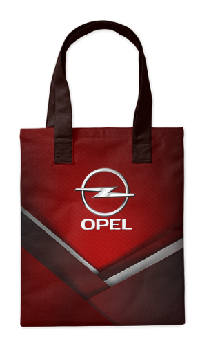 Шоппер Opel бордо 35*40см сумка повседневная  - простая, но удобная