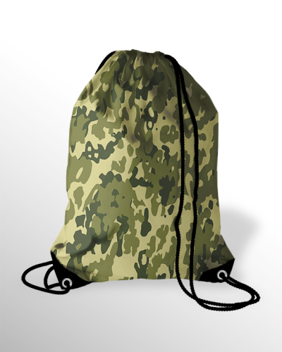 Мешок-рюкзак "Хаки зеленый 1" 35*40см, школьный, спортивный мешок