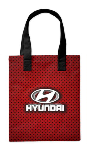 Шоппер Hyundai баг 35*40см сумка повседневная - простая, но удобная