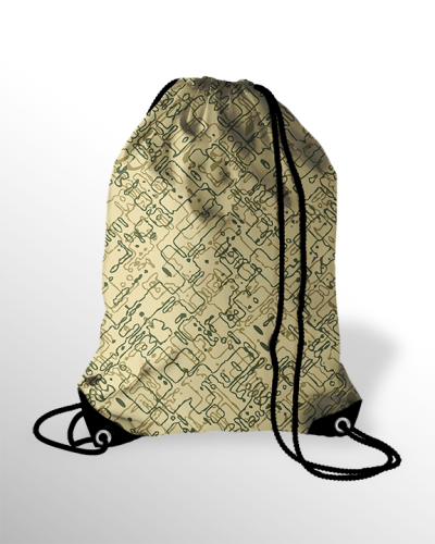 Мешок-рюкзак "Хаки 6" 35*40см, школьный, спортивный мешок