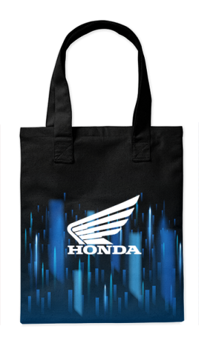Шоппер Honda северное сияние 35*40см сумка повседневная, простая, но удобная 