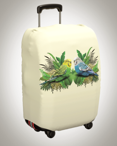 Чехол на чемодан "Попугаи"