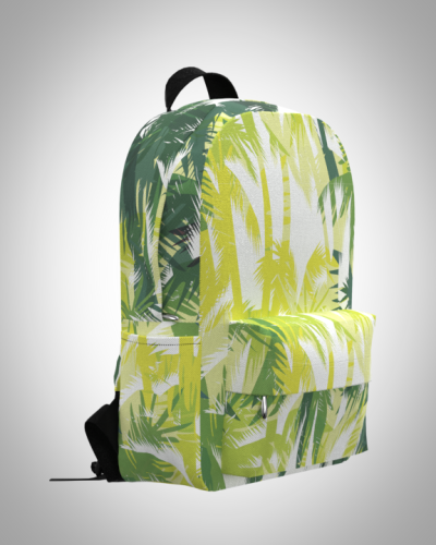 Рюкзак 30*40см  "пальмы" с укрепленной спинкой и регулируемыми лямками