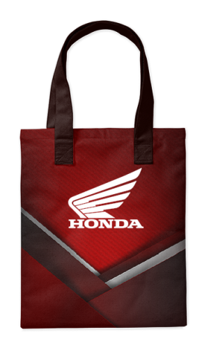 Шоппер Honda бордо 35*40см сумка повседневная  - простая, но удобная