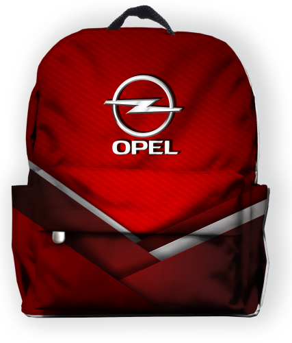 Рюкзак 30*40см "Opel бордо" с укрепленной спинкой и регулируемыми лямками