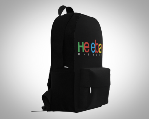 Рюкзак 30*40см "Не ebay" с укрепленной спинкой и регулируемыми лямками
