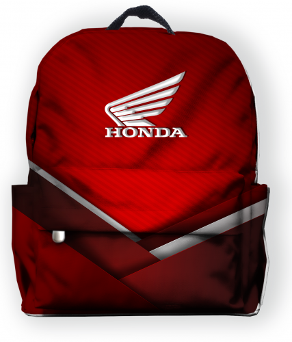 Рюкзак 30*40см  "Honda бордо" с укрепленной спинкой и регулируемыми лямками