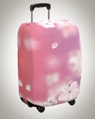 Чехол на чемодан "Цветы вишни"